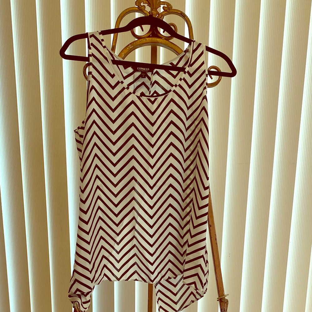 Black & White Split Back Tank